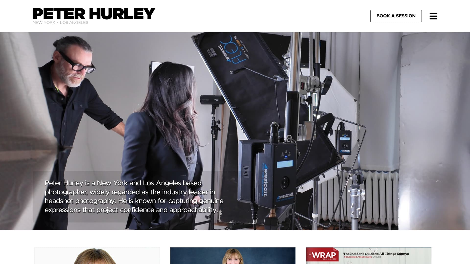 Peter Hurley Photography screenshot